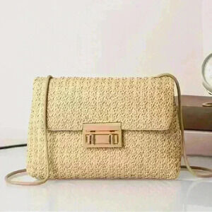 Trendy Woven Crossbody Shoulder Bag
